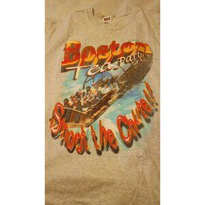 Boston Tea Party Shoot The Chute Graphic T-Shirt L Anvil Canobie Lake Park NH